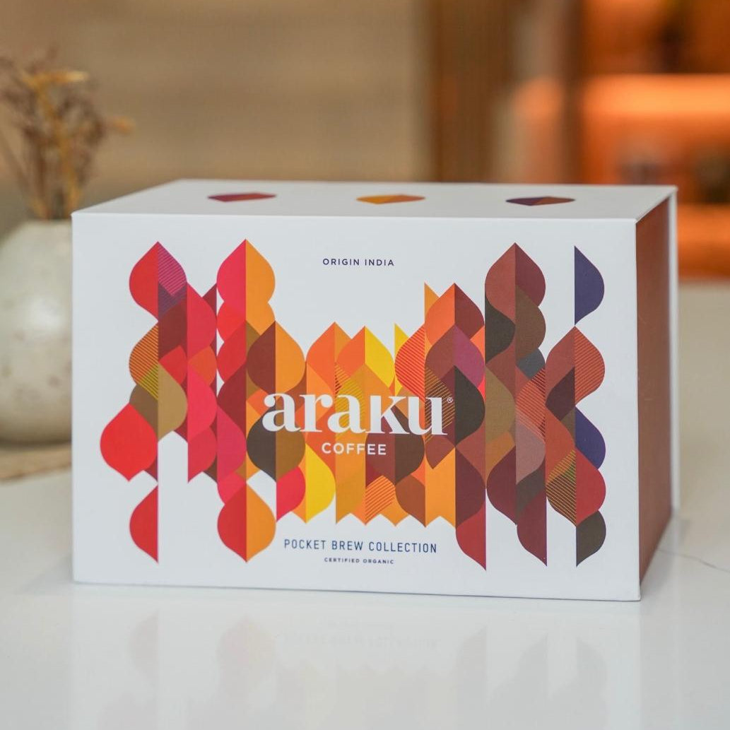 Pocket Brew Collection box in cafe
