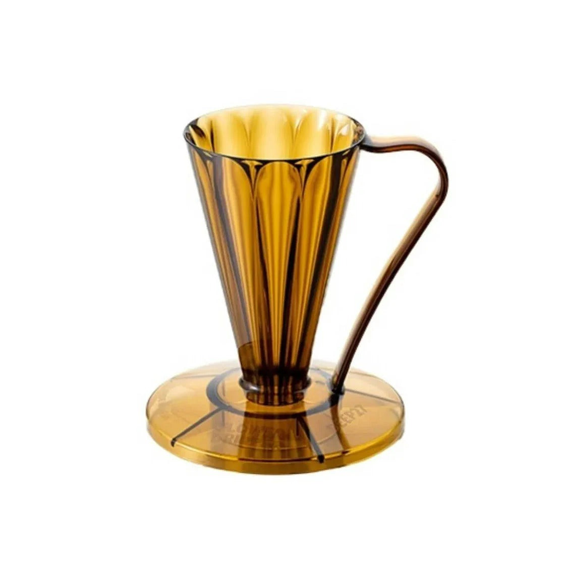CAFEC Flower Dripper DEEP 27 - clear brown